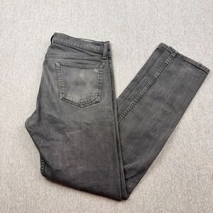 Rag & Bone Fit 2 Slim‎ Jeans Mens 36x34 Shelter Black Button Fly